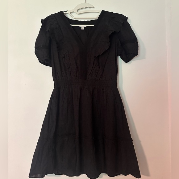 Lauren Conrad V-Neck Ruffle Mini Dress - Picture 2 of 5